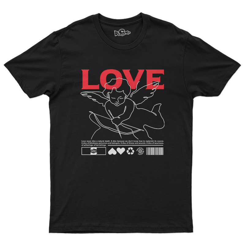 Camiseta Masculina Love Streetwear | Algodão Premium ❤️