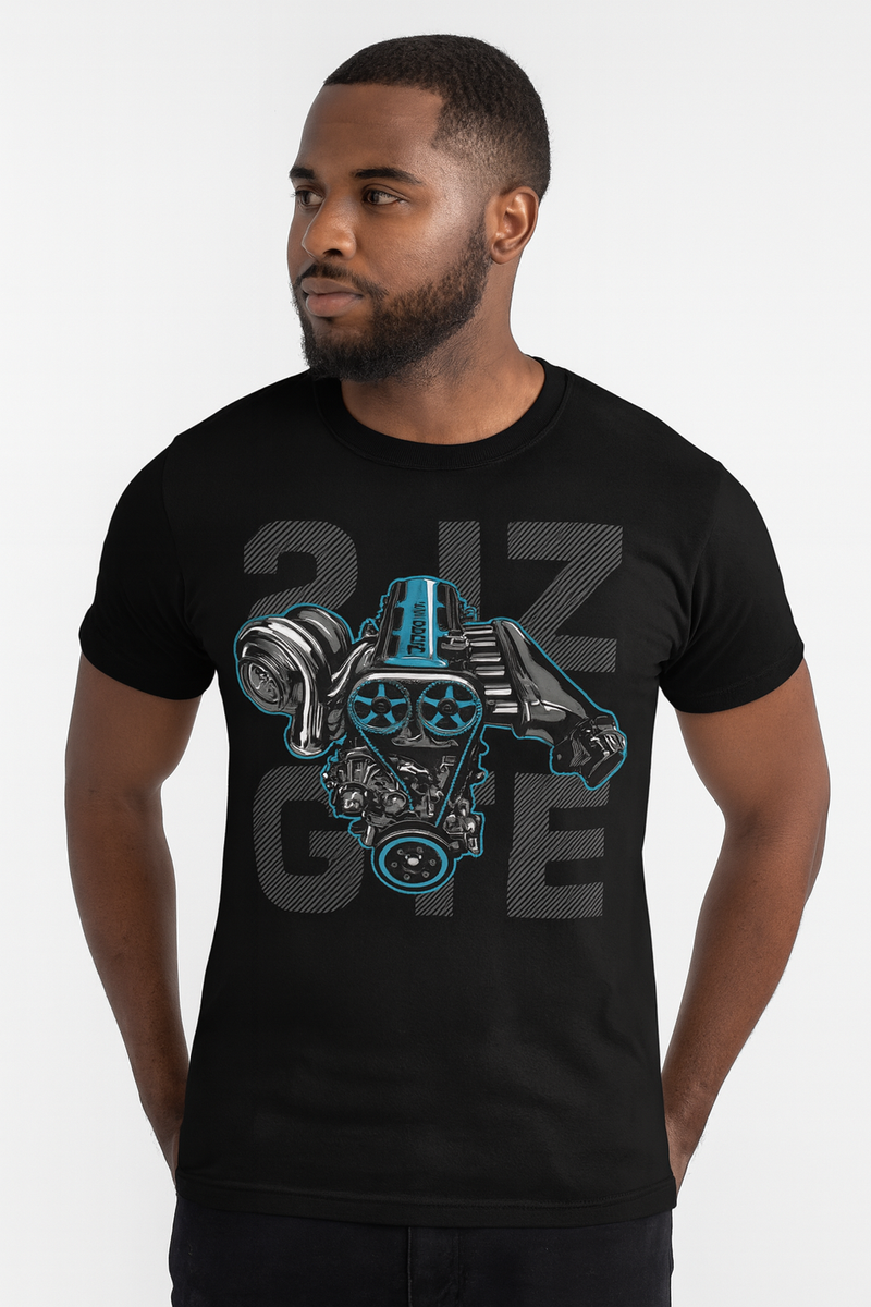 👕 Camiseta 2JZ-GTE ⚫🔵🔥
