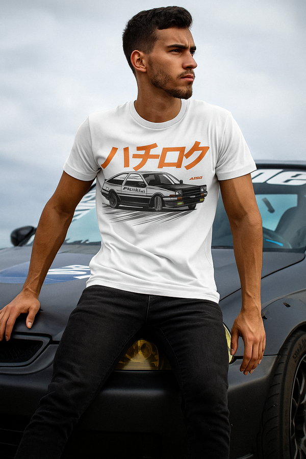 👕 Camiseta AE86 – Drift Legacy Edition ⚪🔥🚗