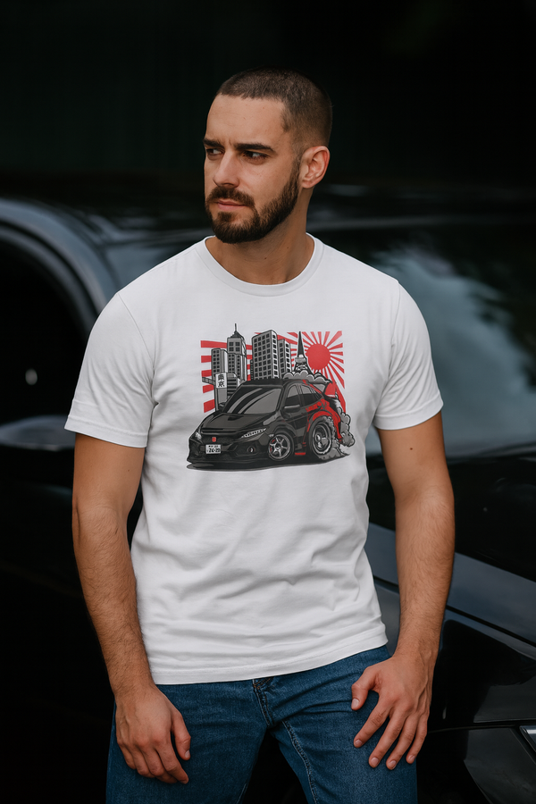 👕 Camiseta JDM Tokyo Drift – White Edition ⚪🇯🇵🔥