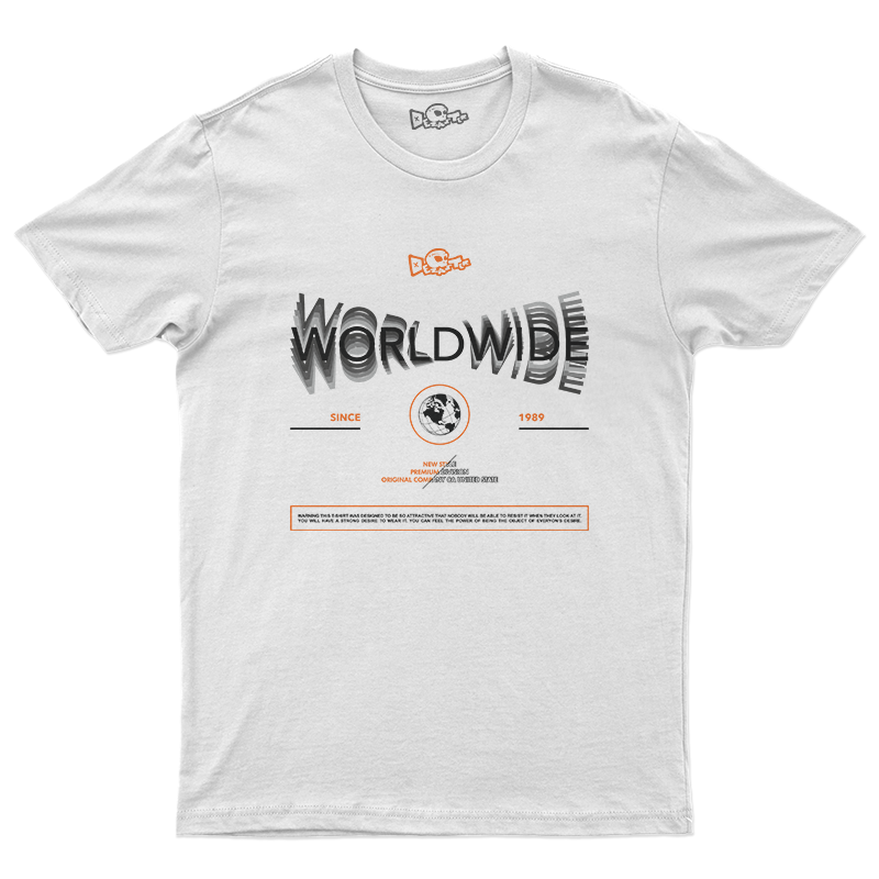 👕 Camiseta Worldwide – Global Street Edition ⚪🌍✨