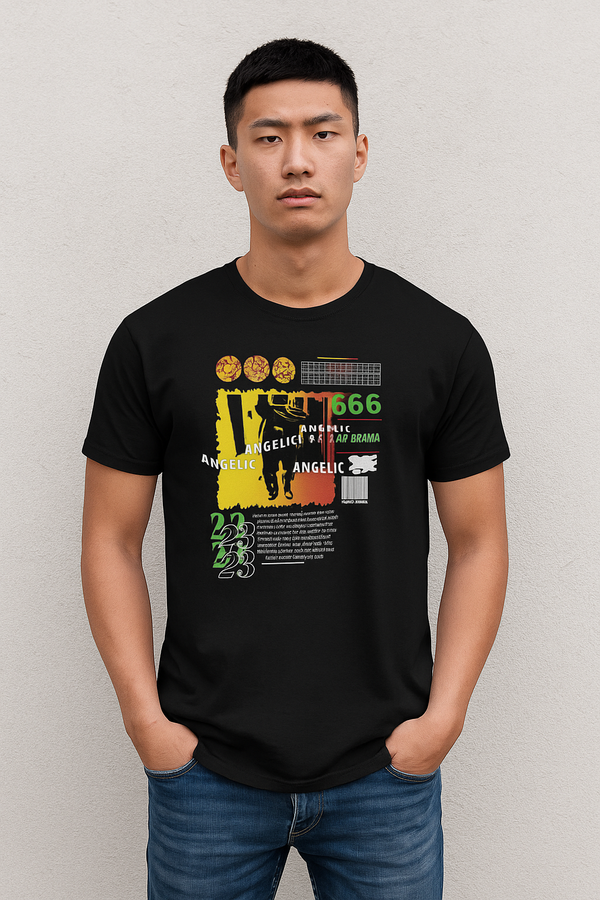 Camiseta Masculina Angelic Streetwear | Algodão Premium