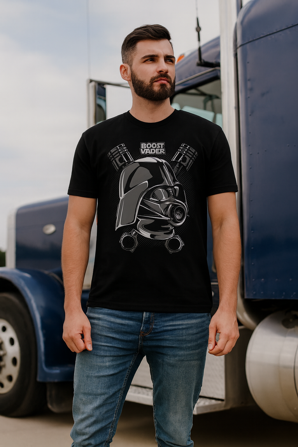 👕 Camiseta Boost Vader ⚫🚀💀