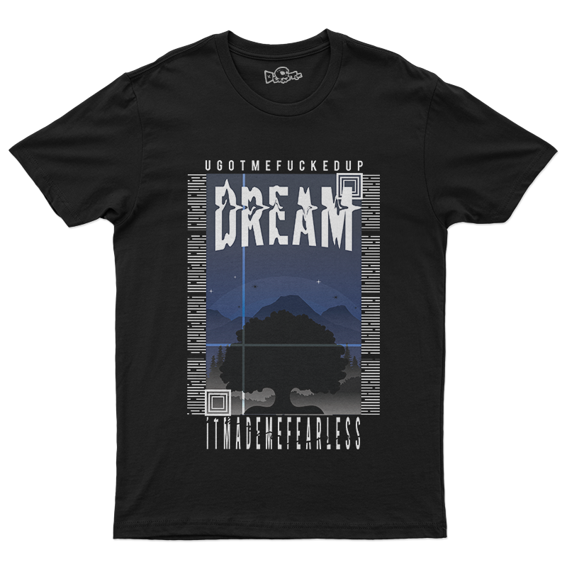 👕 Camiseta Dream – Fearless Edition ⚫🌌🌲
