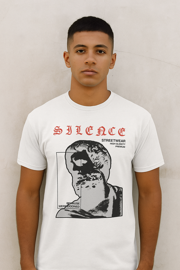 Camiseta Street Division – Silence Project ⚪🔥
