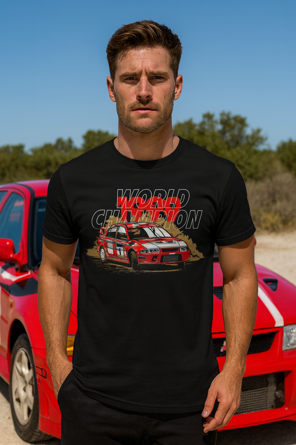 👕 Camiseta World Champion – Rally Edition 🏆🚗💨