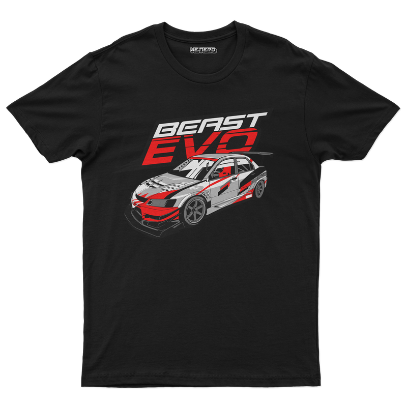 👕 Camiseta Beast Evo ⚫🔴⚪