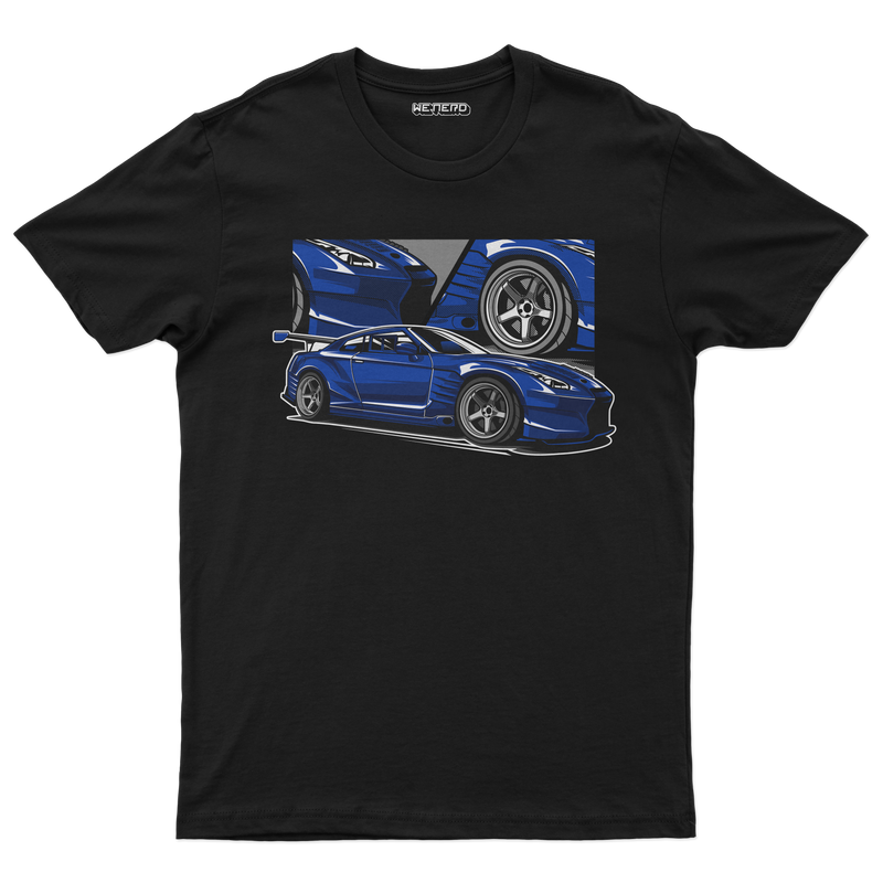 👕 Camiseta GT-R Blue ⚫🔵🏎️