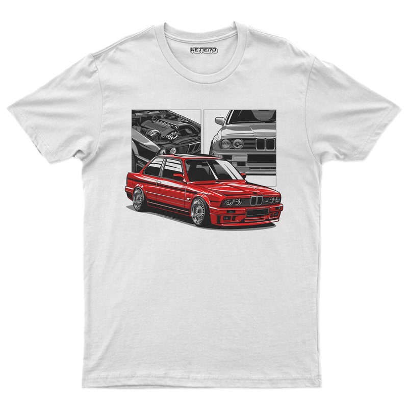 👕 Camiseta BMW E30 – White Edition ⚪🏁🚘