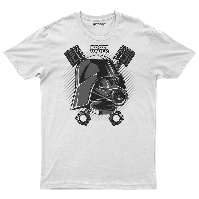 👕 Camiseta Boost Vader ⚪🖤🚀