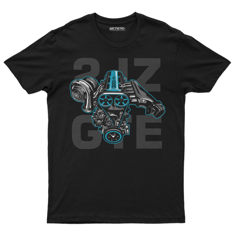 👕 Camiseta 2JZ-GTE ⚫🔵🔥