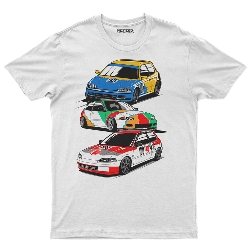 👕 Camiseta JDM Racing Legends ⚪🏁🔥