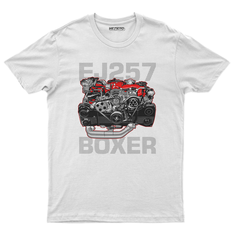👕 Camiseta EJ257 Boxer ⚪🔧🔥