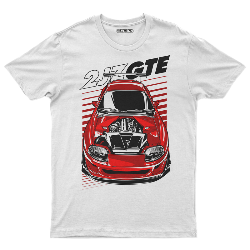 👕 Camiseta Supra 2JZ-GTE – White Edition ⚪🔥🚗