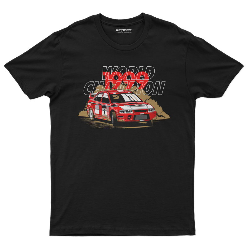👕 Camiseta World Champion – Rally Edition 🏆🚗💨