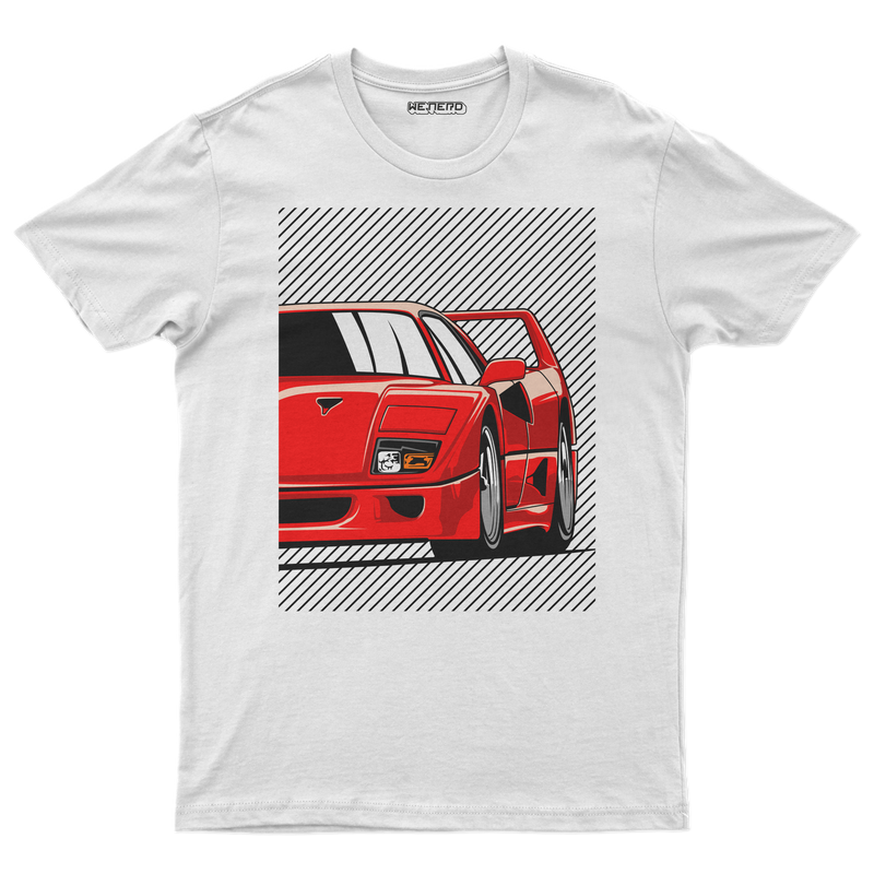 👕 Camiseta F40 Legacy ⚪❤️🏎️