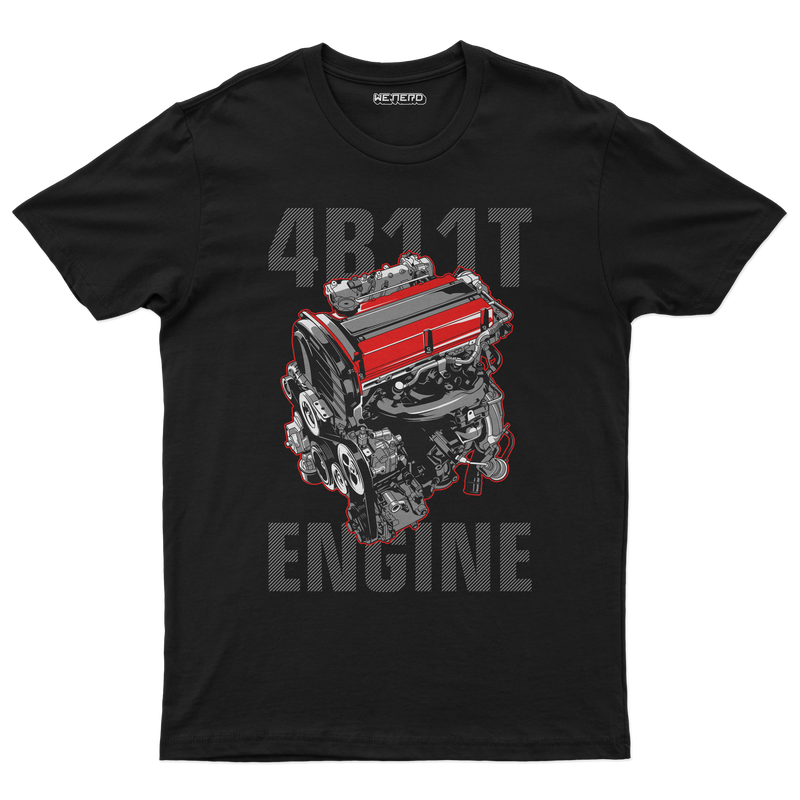 👕 Camiseta 4B11T Engine ⚫🔴🔥