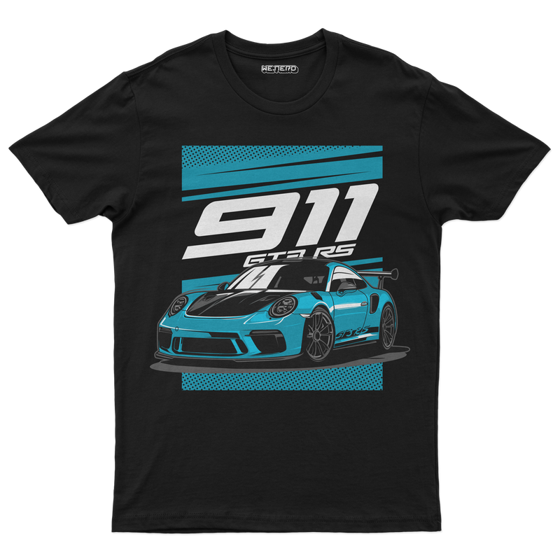 👕 Camiseta 911 GT3 RS ⚫💙🏁