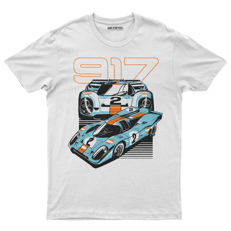👕 Camiseta Porsche 917 – White Edition ⚪🏁