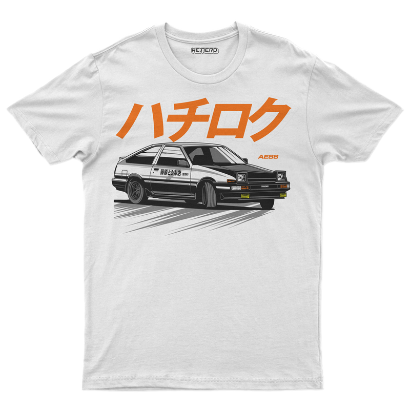 👕 Camiseta AE86 – Drift Legacy Edition ⚪🔥🚗