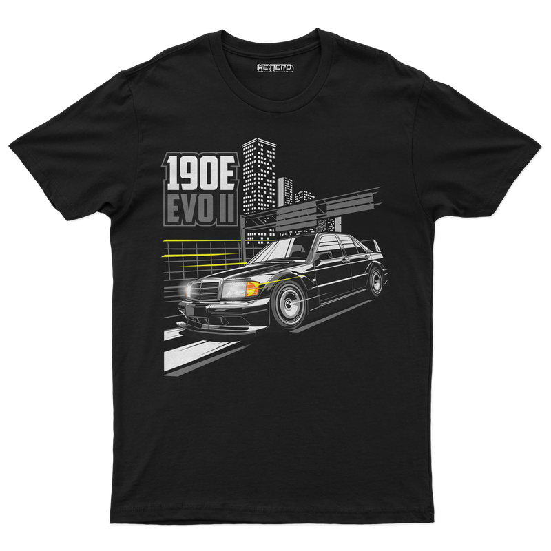 👕 Camiseta 190E Evo II ⚫🏙️🏎️