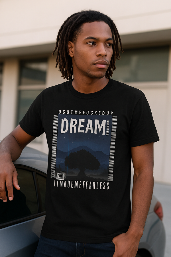 👕 Camiseta Dream – Fearless Edition ⚫🌌🌲