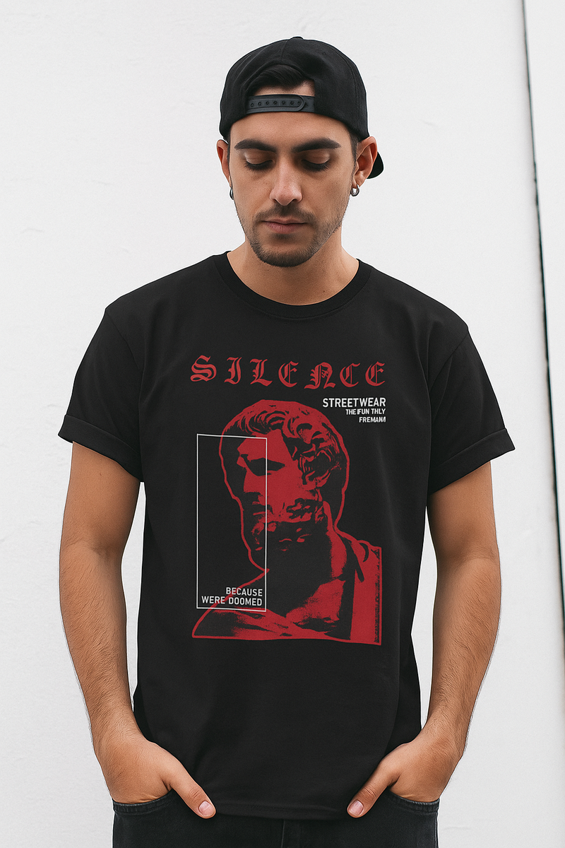 Camiseta Street Division – Silence Project 🖤🔥