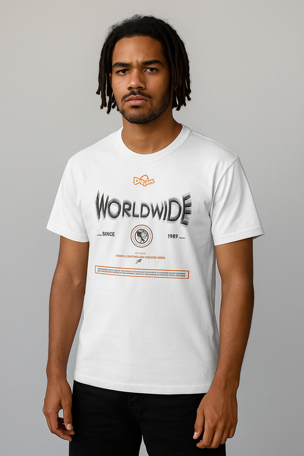 👕 Camiseta Worldwide – Global Street Edition ⚪🌍✨
