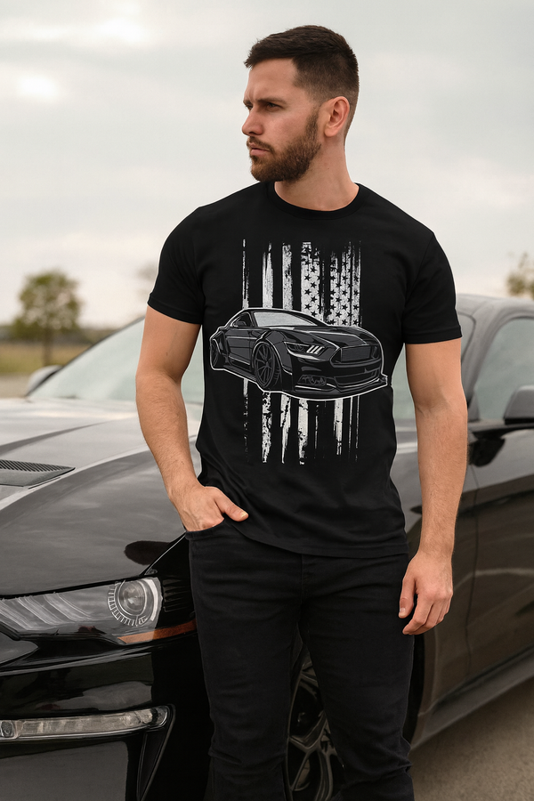 👕 Camiseta Mustang Power ⚫🇺🇸🔥