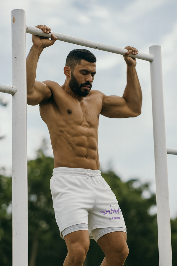 Bermuda Street Neon – White Edition ⚪💜